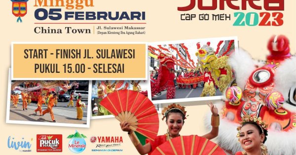 2 Ribu Pelajar SD Ramaikan Karnaval Budaya Cap Go Meh 2023