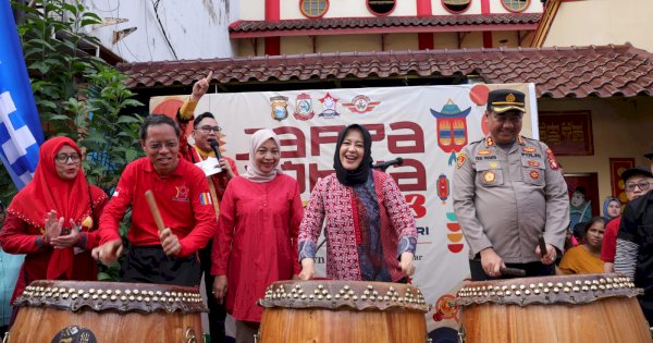 Fatmawati Rusdi Lepas Peserta Karnaval Budaya Cap Go Meh 2023, Bukti Kebersamaan Multietnis di Makassar