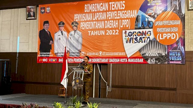 Direktur EKPKD Kemendagri Beri Pengarahan Peserta Bimtek Penyusunan LPPD 2022 Pemkot Makassar