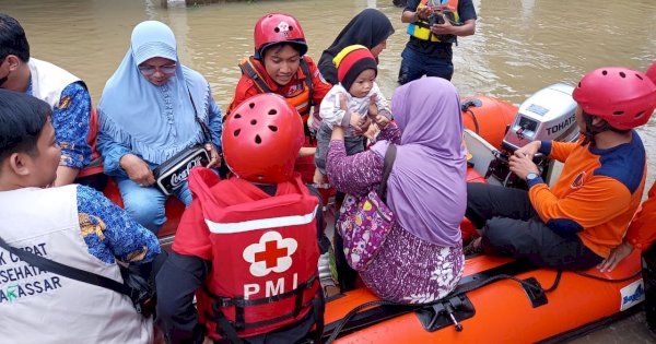 Empat Kecamatan di Makassar Terendam Banjir, Ribuan Warga Masih Mengungsi