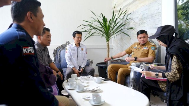 Bupati Gowa Adnan Purichta Ichsan Ikut Coklit Pemilih Pemilu 2024