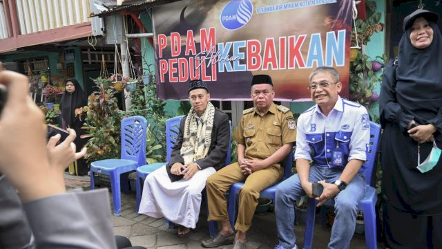 Alirkan Kebaikan, Direksi PDAM Makassar Kunjungi Lima Lorong Wisata