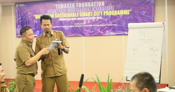 Ikuti Workshop Capacity Building Temasek Foundation SCE, ASN Pemkot Makassar Siap Sharing Ilmu