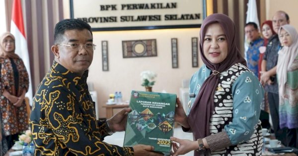 Serahkan LKPD TA 2022 ke BPK, Fatmawati Rusdi Optimistis Makassar Raih WTP