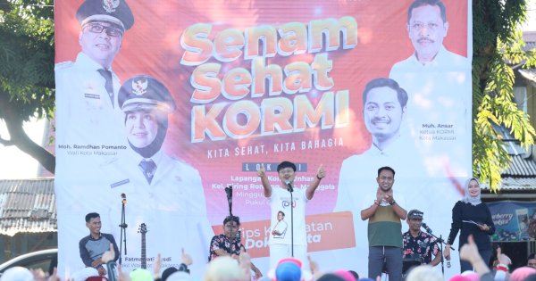 Senam Sehat KORMI di Manggala, dr Udin Berbagi Tips Kesehatan Dokter Kita