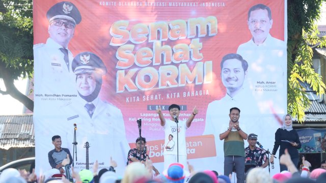 Senam Sehat KORMI di Manggala, dr Udin Berbagi Tips Kesehatan Dokter Kita
