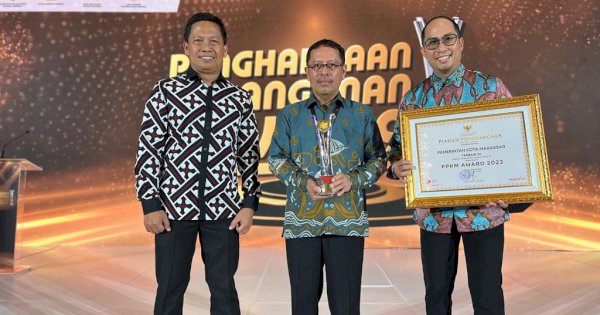 Pemkot Makassar Raih PPKM Award 2023 Bukti Keberhasilan Program Makassar Recover