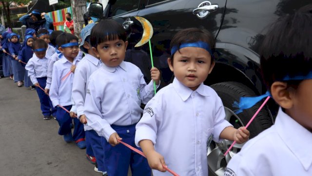 Sambut Ramadan 1444 H, TK IT Al-Fatih Pawai Keliling