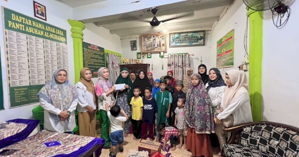 Berbagi Berkah di Bulan Ramadan, DWP Dinas PU Anjangsana ke Dua Panti Asuhan