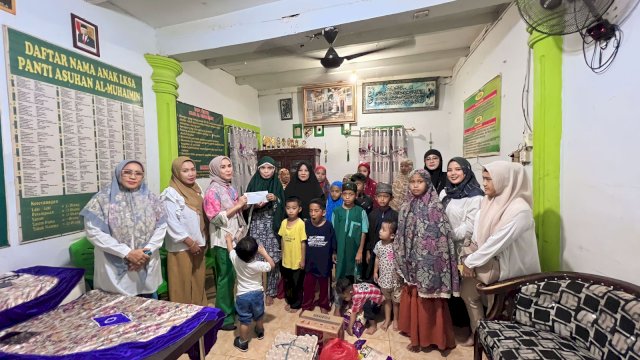 Berbagi Berkah di Bulan Ramadan, DWP Dinas PU Anjangsana ke Dua Panti Asuhan