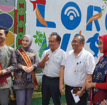 Duta Pemuda Sambut Kedatangan Tim Penilai Bappenas di Lorong Wisata