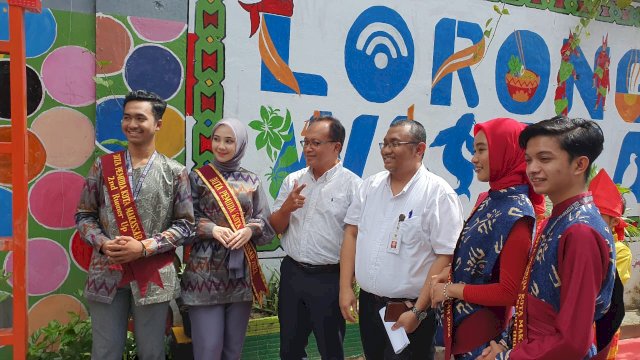 Duta Pemuda Sambut Kedatangan Tim Penilai Bappenas di Lorong Wisata