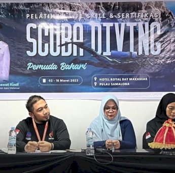 Dispora Beri Pelatihan Life Skill Scuba Diving, Dorong Pemuda Bahari Jadi Tour Guide Selam