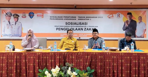 Legislator Makassar Yunus HJ Dorong Warga Bayar Zakat, Upaya Perkuat Umat