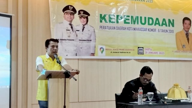 Bahas Perda Kepemudaan, Abdul Wahab Tahir Sebut Pemuda Harapan Bangsa