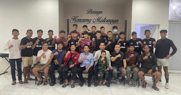 Lepas Tim Sepak Bola Makassar City FC, Ketua DPRD Rudianto Lallo: Semoga Juara!