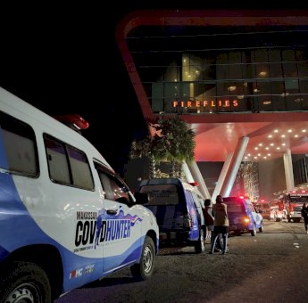 Ambulance Covid Hunter Makassar Recover Dikerahkan Bantu Evakuasi Korban Kebakaran TSM