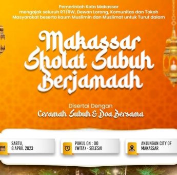 Pemkot Ajak Masyarakat Ikut Gerakan Makassar Salat Subuh Berjamaah