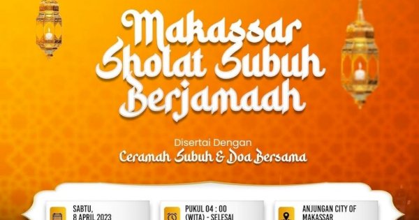 Pemkot Ajak Masyarakat Ikut Gerakan Makassar Salat Subuh Berjamaah