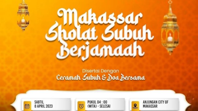 Pemkot Ajak Masyarakat Ikut Gerakan Makassar Salat Subuh Berjamaah