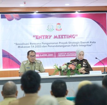 Danny Pomanto Gandeng Kejari Kawal Proyek Strategis Kota Makassar 2023