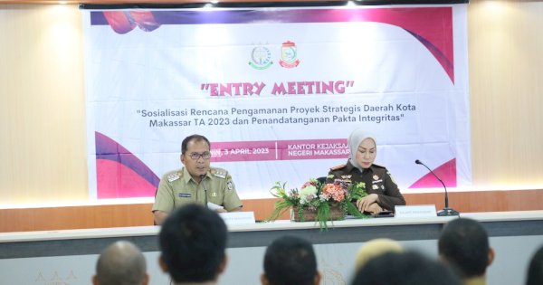 Danny Pomanto Gandeng Kejari Kawal Proyek Strategis Kota Makassar 2023