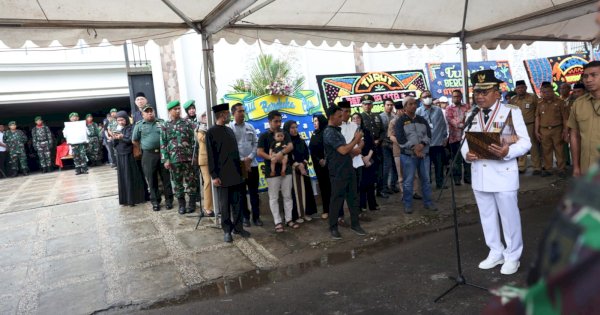 Danny Pomanto Pimpin Pelepasan dan Persemayaman Almarhum Rapsel Ali Secara Militer