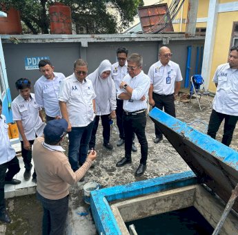 Direksi PDAM Tinjau Reservoir di Asrama Haji Sudiang, Pastikan Kebutuhan Air Bersih CJH Terpenuhi