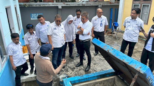 Direksi PDAM Tinjau Reservoir di Asrama Haji Sudiang, Pastikan Kebutuhan Air Bersih CJH Terpenuhi