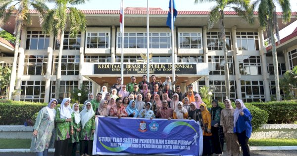 Bunda PAUD Kota Makassar Bahas Pendidikan dengan Dubes RI untuk Singapura