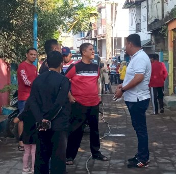 Jelang Penilaian Lomba Kelurahan Terpadu Tingkat Provinsi Sulsel 2023, Balitbangda Makassar Ambil Bagian Benahi Jalan Deppasawi Dalam