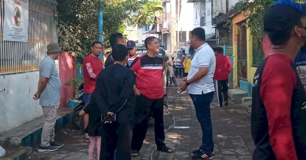 Jelang Penilaian Lomba Kelurahan Terpadu Tingkat Provinsi Sulsel 2023, Balitbangda Makassar Ambil Bagian Benahi Jalan Deppasawi Dalam