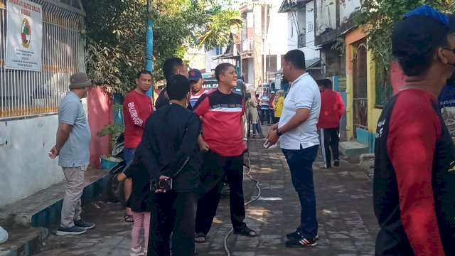 Jelang Penilaian Lomba Kelurahan Terpadu Tingkat Provinsi Sulsel 2023, Balitbangda Makassar Ambil Bagian Benahi Jalan Deppasawi Dalam