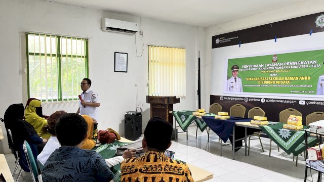 DPPPA Makassar Sosialisasikan Standarnisasi Sekolah Ramah Anak