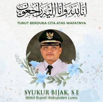 Wakil Bupati Luwu Meninggal Dunia, Danny Pomanto Sampaikan Duka Mendalam