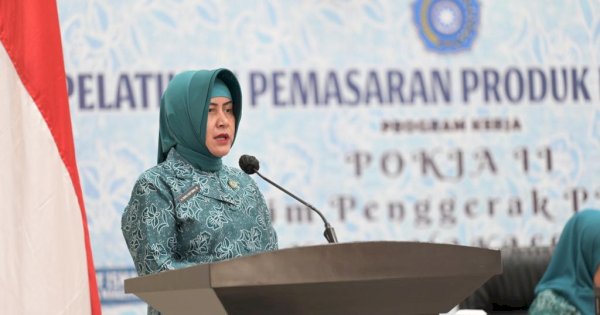 Ketua TP PKK Kota Makassar Indira Yusuf Ismail Dorong Pelaku UMKM Jadi Eksportir