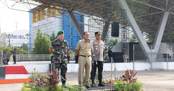 Apel Tiga Pilar, Pemkot dan TNI-Polri Kompak Ciptakan Kamtibmas di Makassar