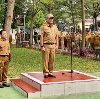 Asisten III Pimpin Upacara Harkitnas ke-115, Momentum Semangat Untuk Bangkit!