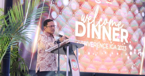 Jamuan Makan Malam Peserta Indonesia GPR Award 2023, M Ansar Paparkan Kepiawaian Pemkot Makassar Jadi Tuan Rumah Agenda Internasional
