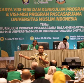 Danny Pomanto Jadi Pemateri di Lokakarya Kurikulum Pascasarjana UMI, Paparkan Makassar Dua Kali Tambah Baik