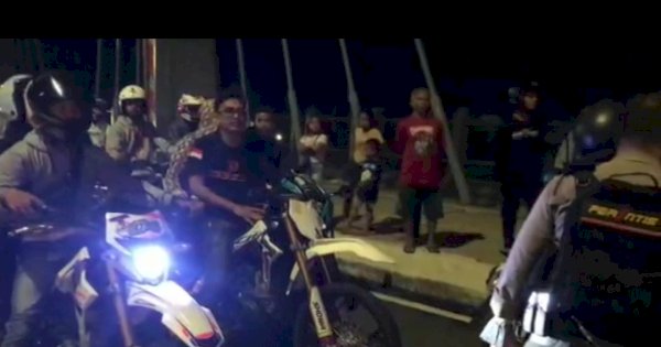 Polrestabes Makassar Lakukan Patroli, Sasar Knalpot Racing