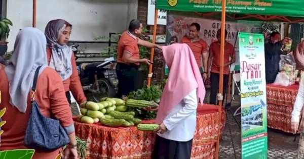 DP2 Makassar Gelar Pasar Tani, Fasilitasi Pemasaran Produk Hasil Pertanian Perkotaan