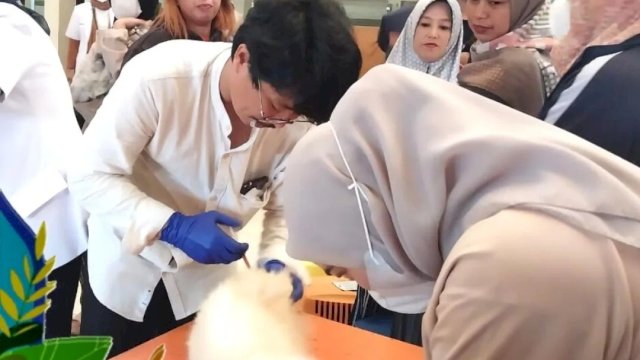 World Veterinary Day, DP2 Makassar Buka Layanan Vaksinasi Rabies Gratis