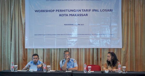 Dirut PDAM Makassar Buka Workshop Tarif IPAL Losari