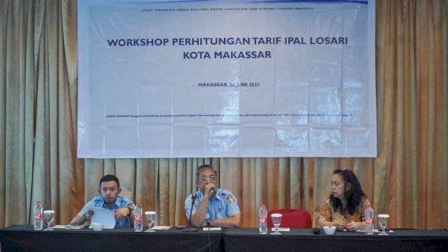 Dirut PDAM Makassar Buka Workshop Tarif IPAL Losari