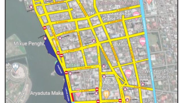 Dishub Makassar Matangkan Rekayasa Lalu Lintas Sukseskan MNEK 2203, Ini Ruas Jalan yang Ditutup
