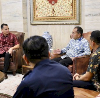 Danlanud Sultan Hasanuddin Kolonel PNB Benny Arfan Silaturahmi ke Danny Pomanto, Nyatakan Kesiapan Sukseskan Event F8