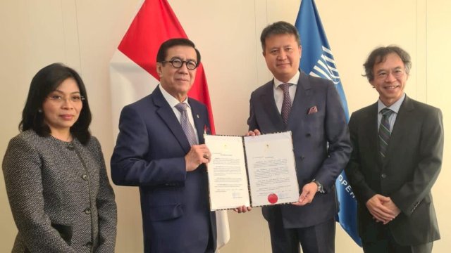 Lanjutan Sidang WIPO, Menkumham Lakukan Pertemuan Bilateral Majukan KI