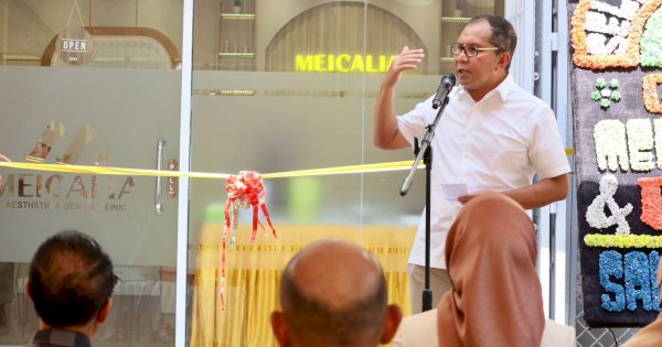 Meicalia Aesthetic & Dental Clinic Resmi Beroperasi, Danny Pomanto: Bukti Makassar Semakin Makmur!