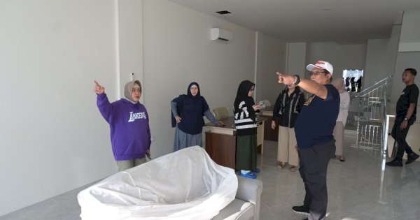 Indira Yusuf Ismail Tinjau Kantor Baru Perbasi, Maksimalkan Pengembangan Basket Makassar